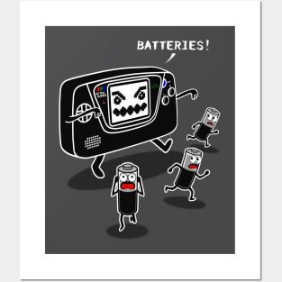 Batteries nightmare Posters and Art